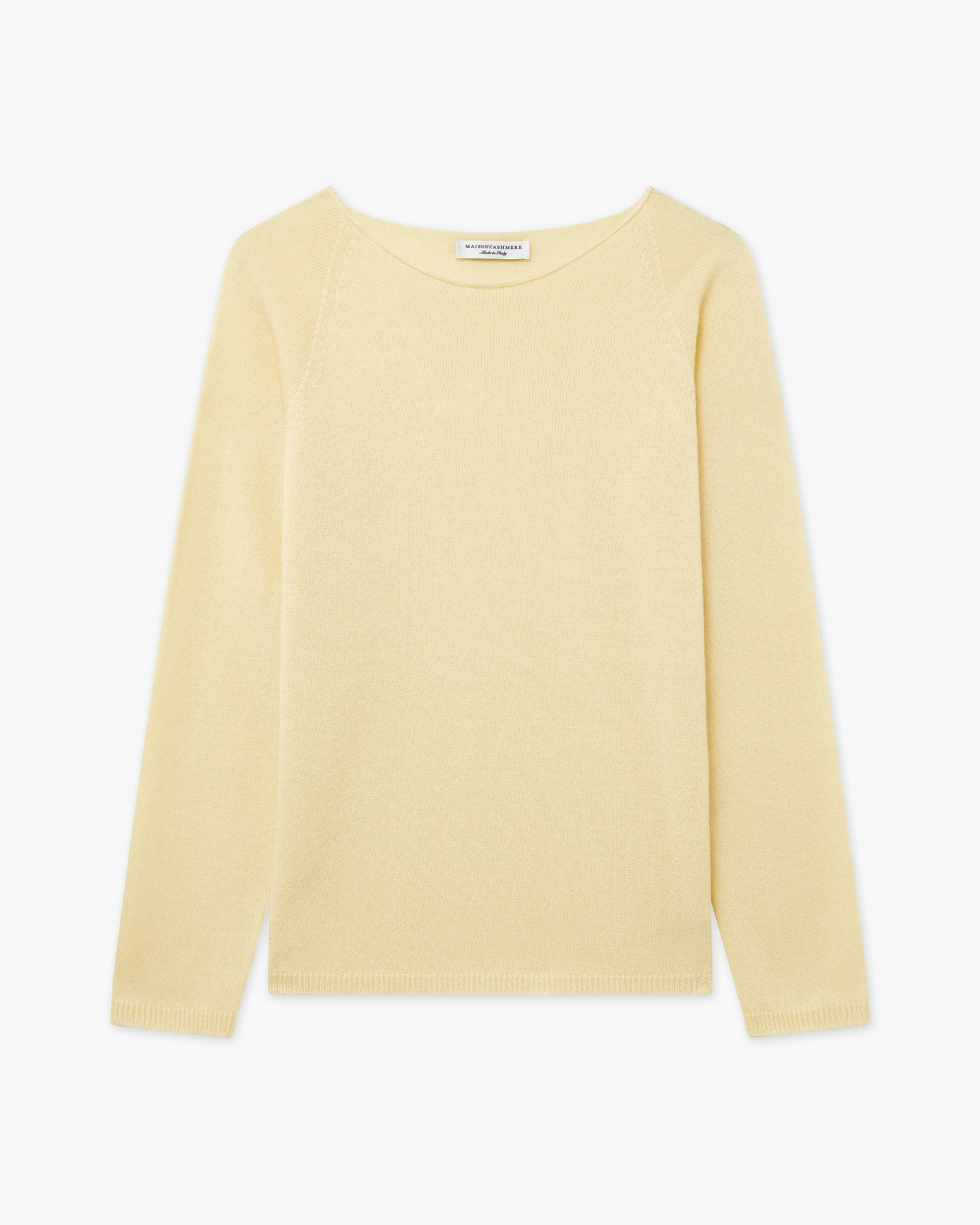 Women's Piuma Crew Neck Sweater - Yellow Cashmere