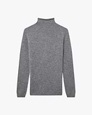 Pull Col Montant Piuma - Gris Moyen