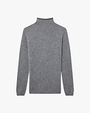 Pull Col Montant Piuma - Gris Moyen