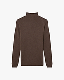 Pull Col Montant Piuma - Marron