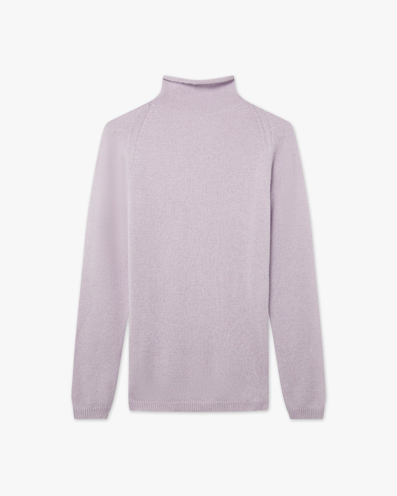 Piuma Mock Neck Sweater - Lilac Cashmere