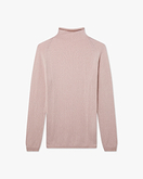 Pull Col Montant Piuma - Rose