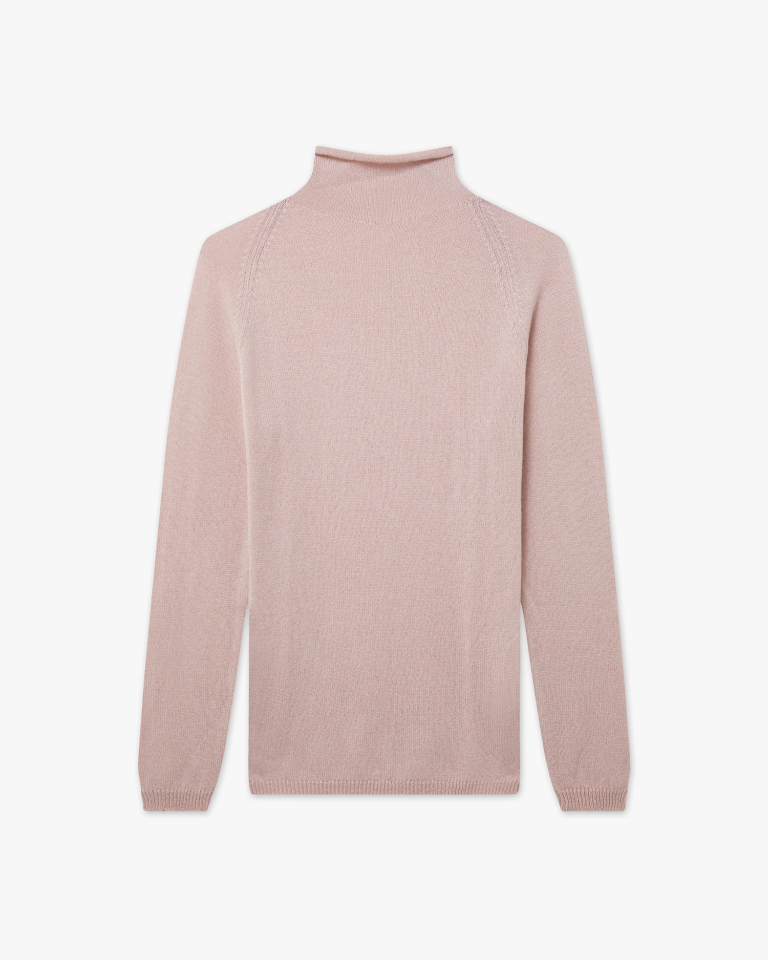 Piuma Mock Neck Sweater - Rose Cashmere