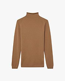 Pull Col Montant Piuma - Camel