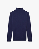 Pull Col Montant Piuma - Bleu