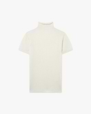 Piuma Mock Neck T-Shirt - Weiß