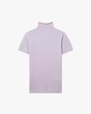 Piuma Mock Neck T-Shirt - Flieder