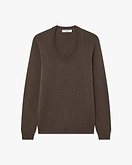 Piuma Weiter Ausschnitt Pullover - Braun