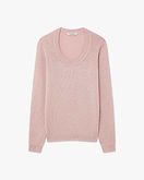 Piuma Weiter Ausschnitt Pullover - Rosa