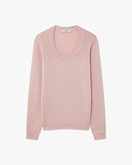 Piuma Weiter Ausschnitt Pullover - Rosa
