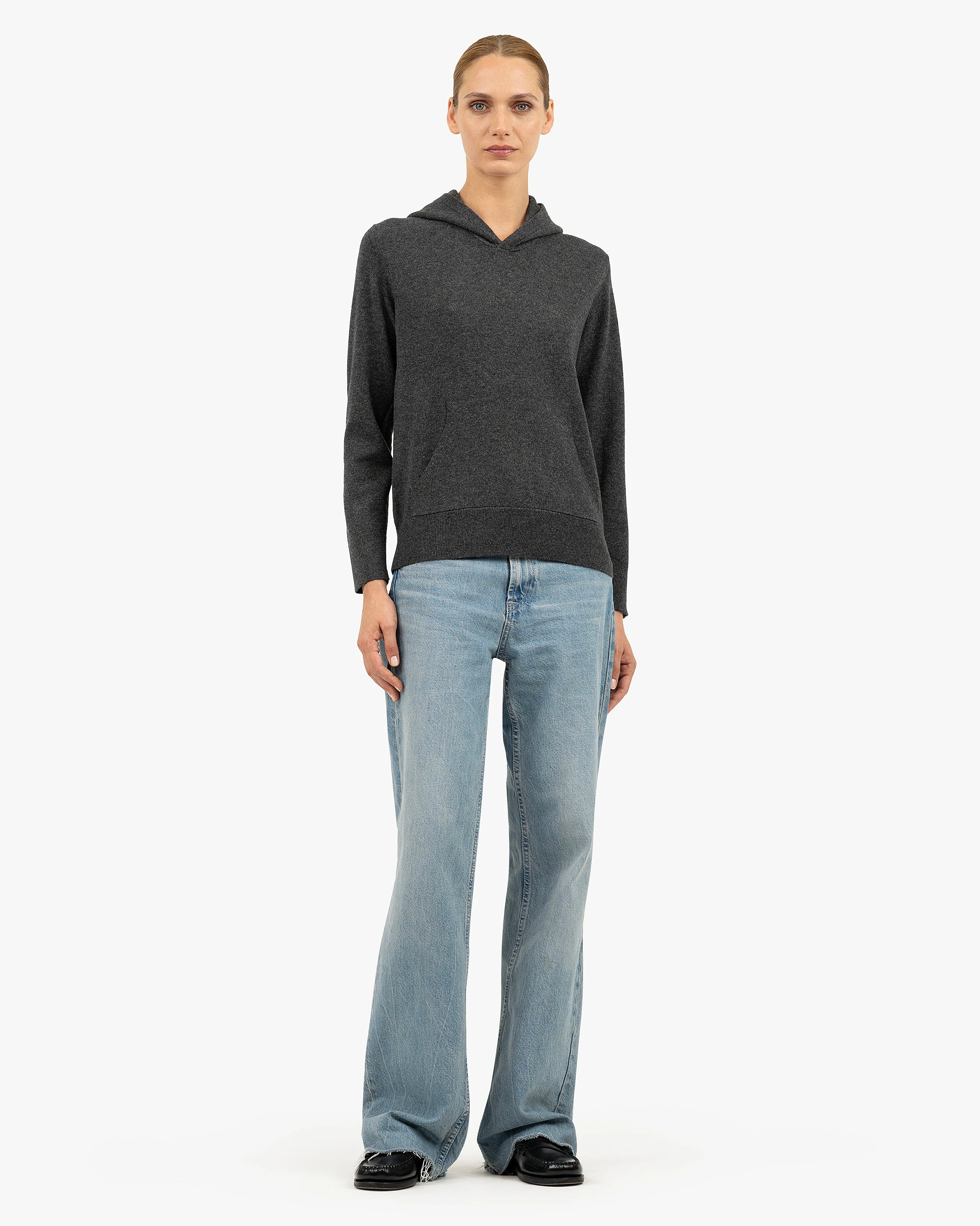 Women's Salò Hoodie - Charcoal Cashmere