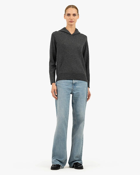 Women's Salò Hoodie - Charcoal Cashmere