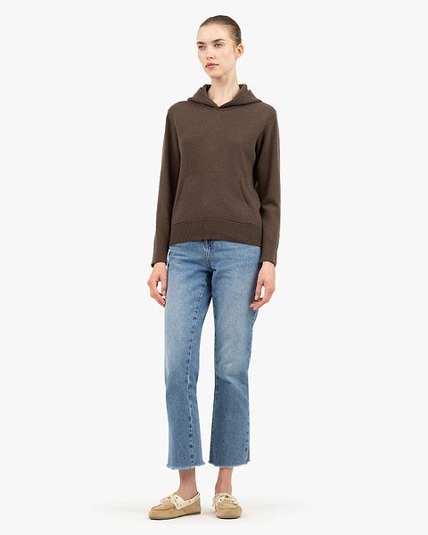 Women's Salò Hoodie - Brown Cashmere