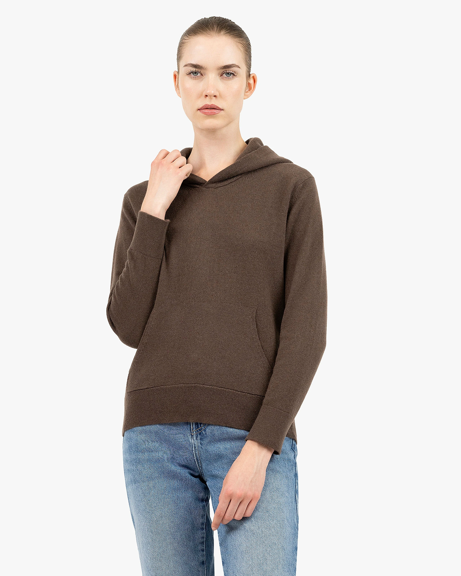 Women's Salò Hoodie - Brown Cashmere