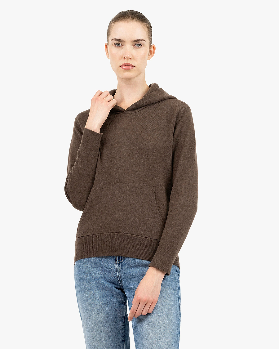Women's Salò Hoodie - Brown Cashmere