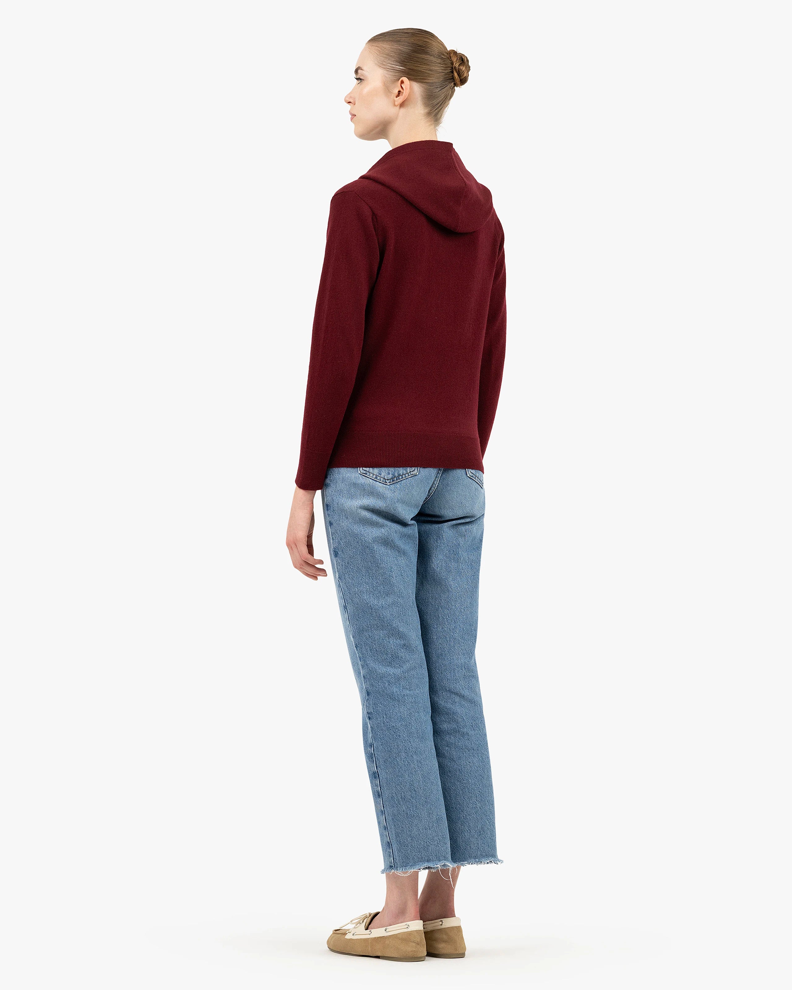 Women's Salò Hoodie - Bordeaux Cashmere