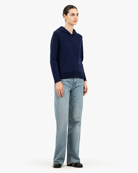 Women's Salò Hoodie - Blue Cashmere
