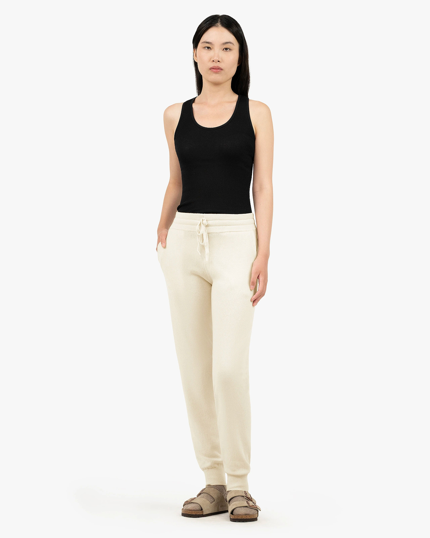 Women's Salò Joggers - White Cashmere