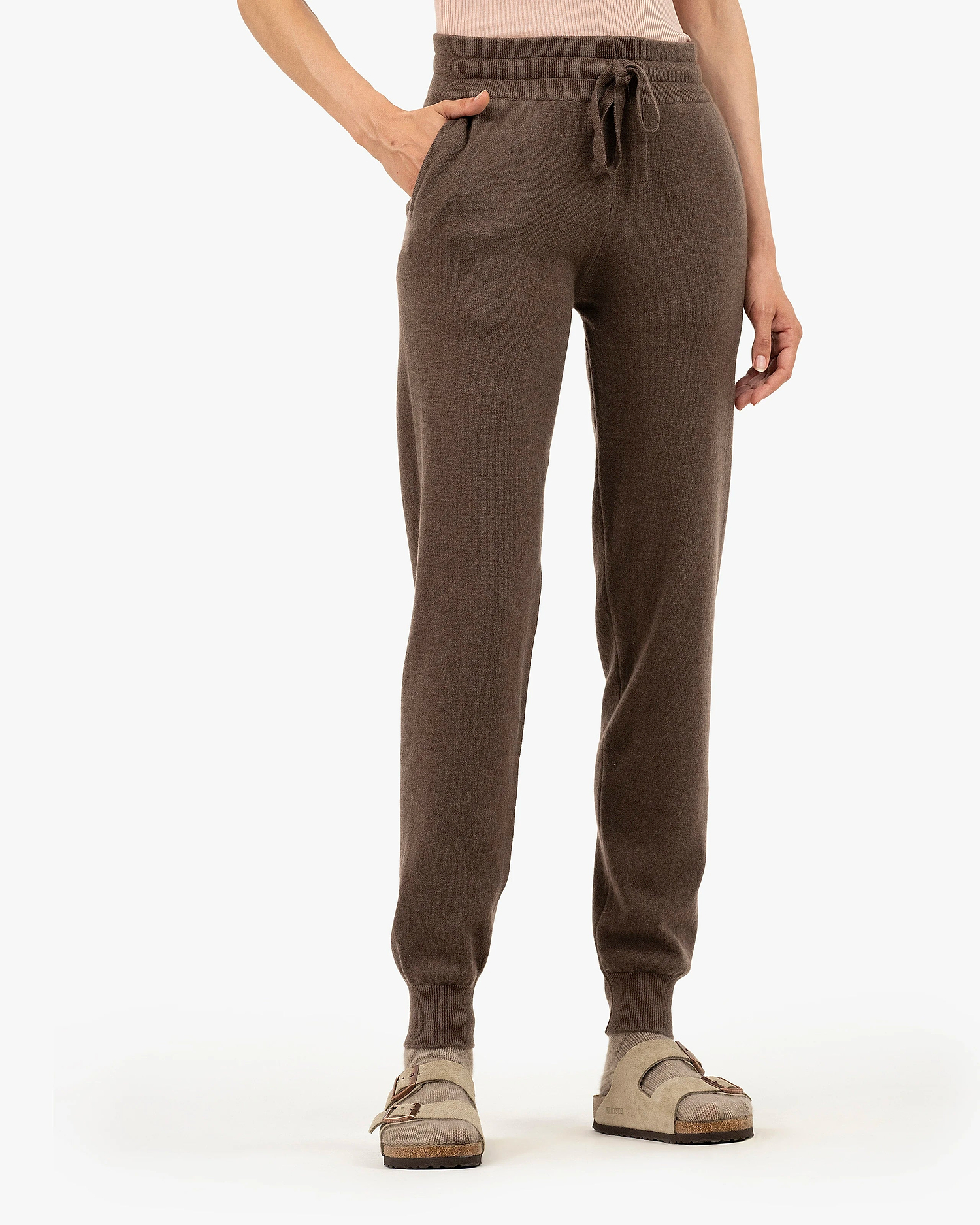 Women's Salò Joggers - Brown Cashmere