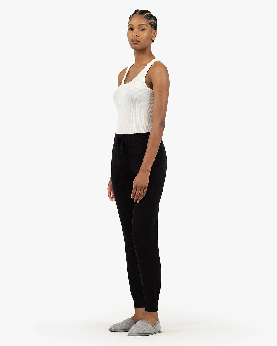 Women's Salò Joggers - Black Cashmere