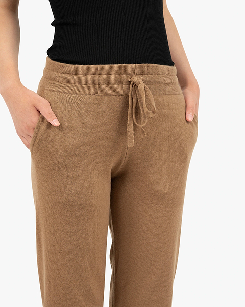 Women's Salò Joggers - Camel Cashmere