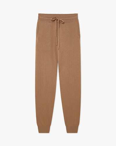 Women's Salò Joggers - Camel Cashmere