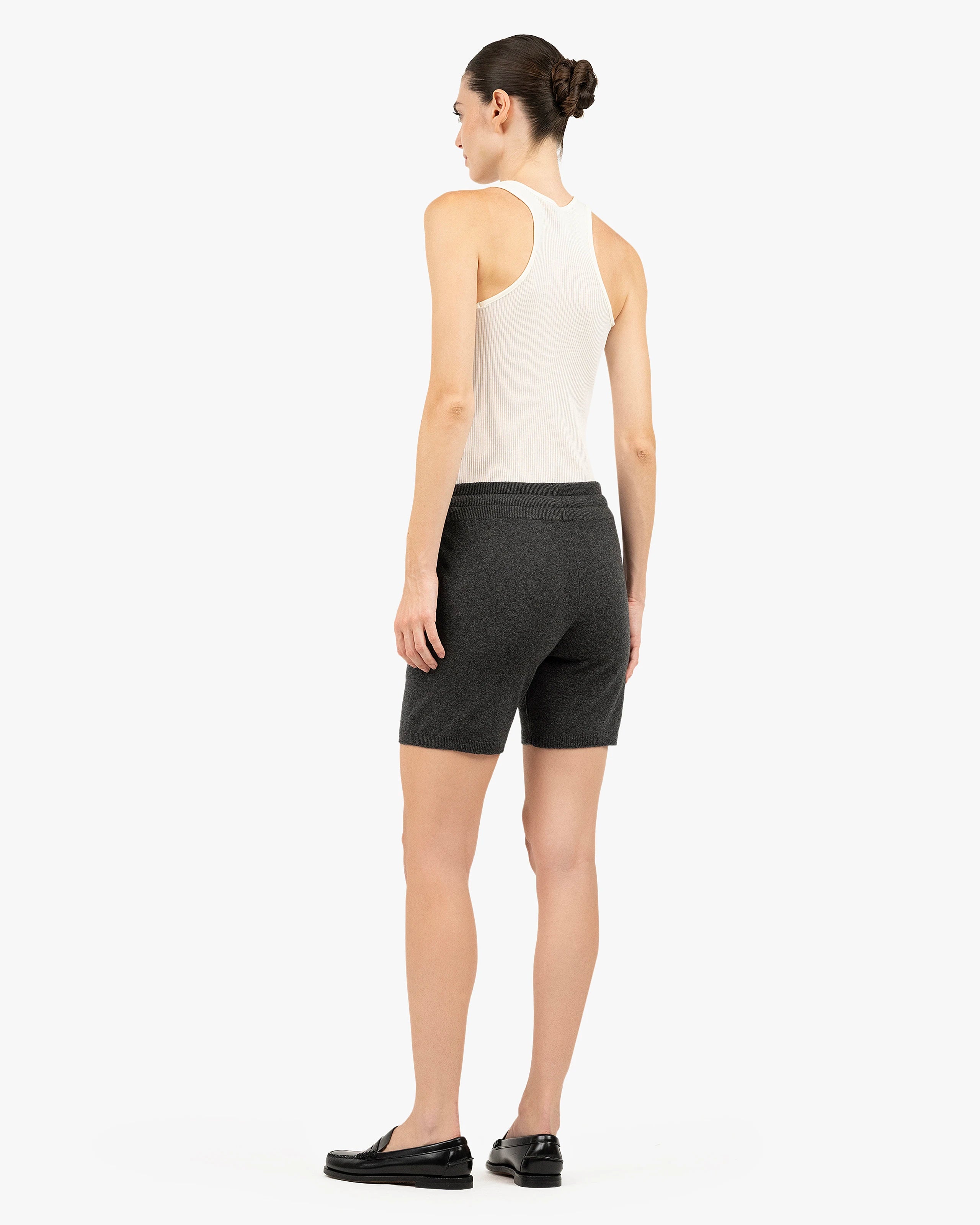Salò Shorts - Charcoal Cashmere