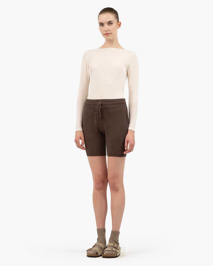 Salò Shorts - Brown Cashmere