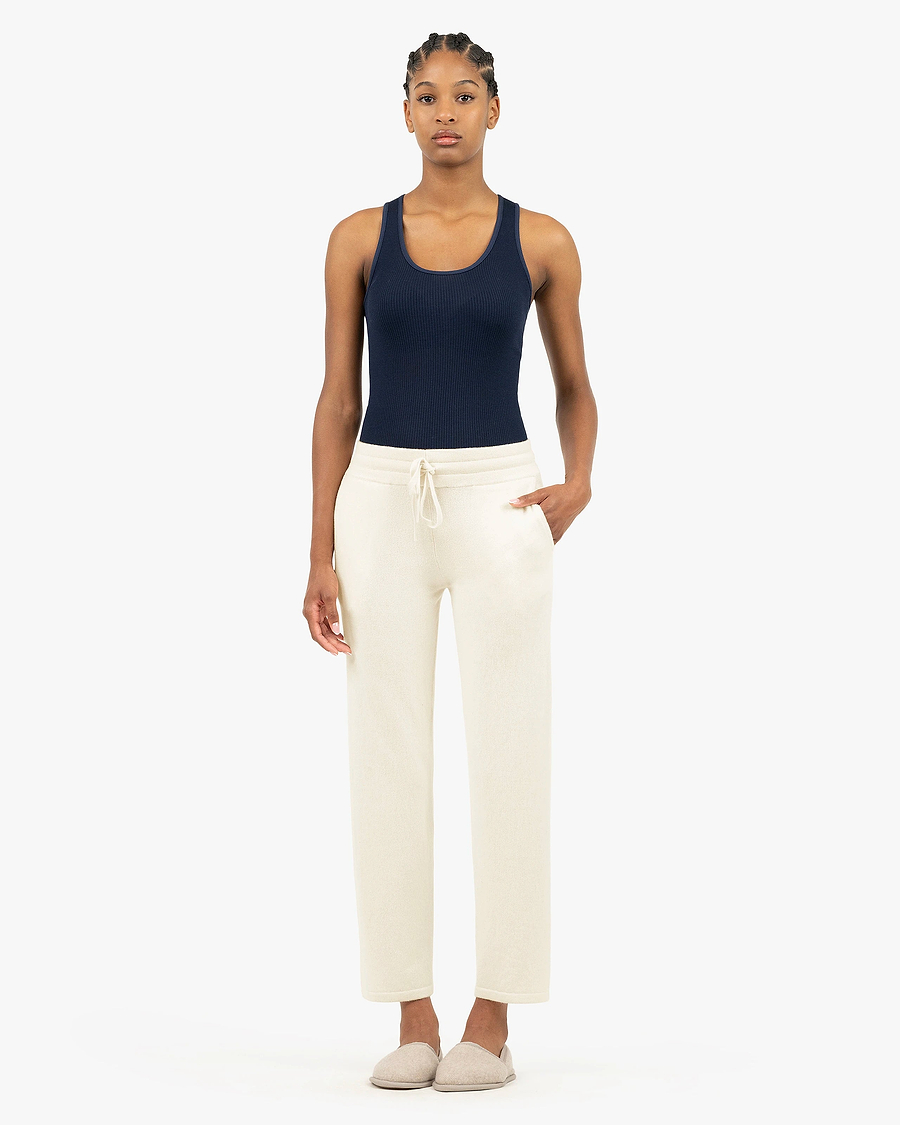 Women's Salò Sweatpants - White Cashmere