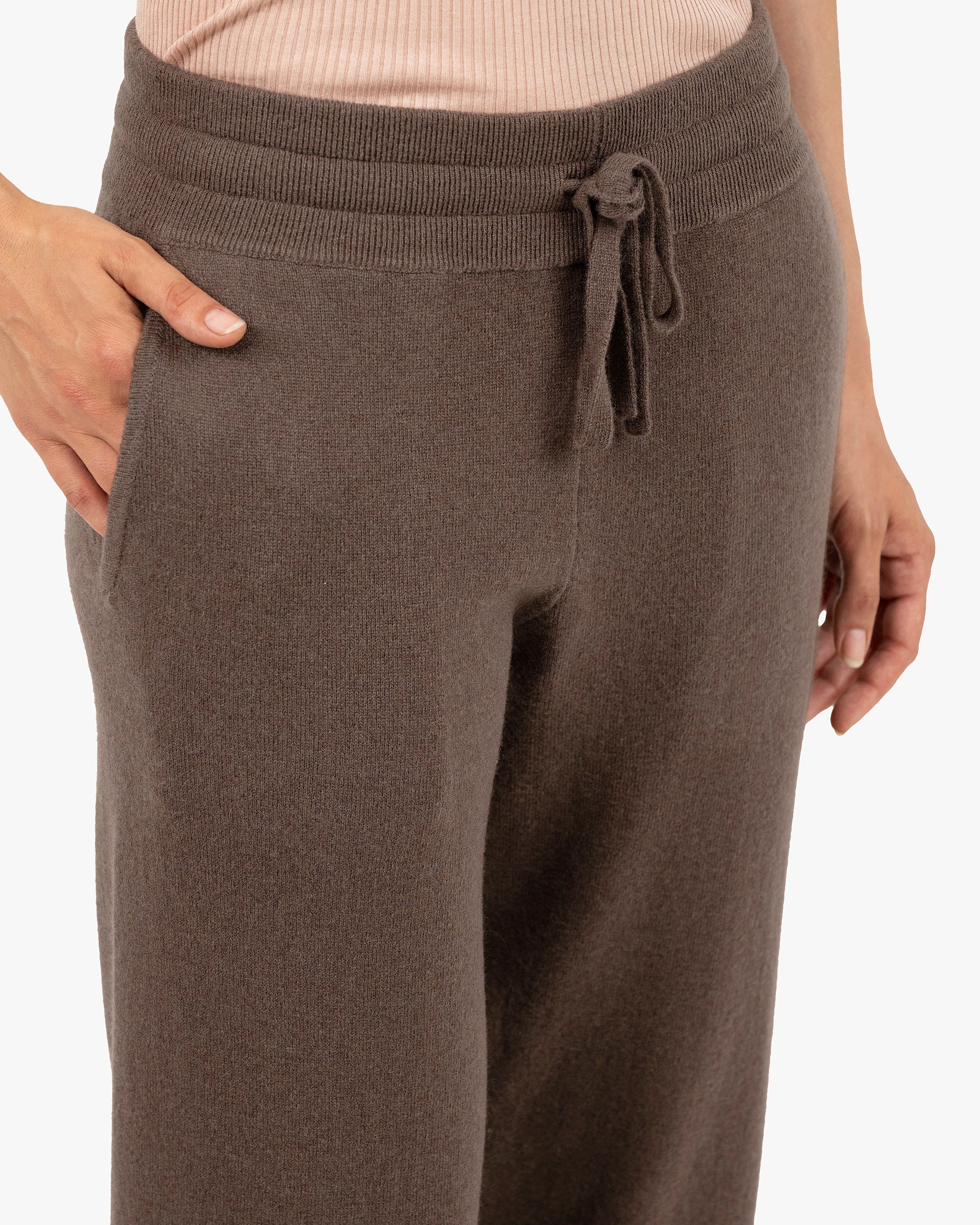 Women's Salò Sweatpants - Brown Cashmere