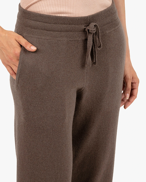 Women's Salò Sweatpants - Brown Cashmere