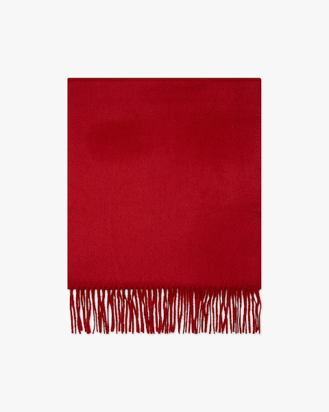 Women's Courmayeur Scarf - Red Cashmere