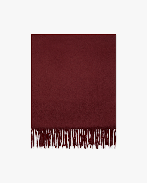 Women's Courmayeur Scarf - Bordeaux Cashmere