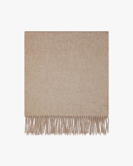 Women's Courmayeur Scarf - Camel Cashmere