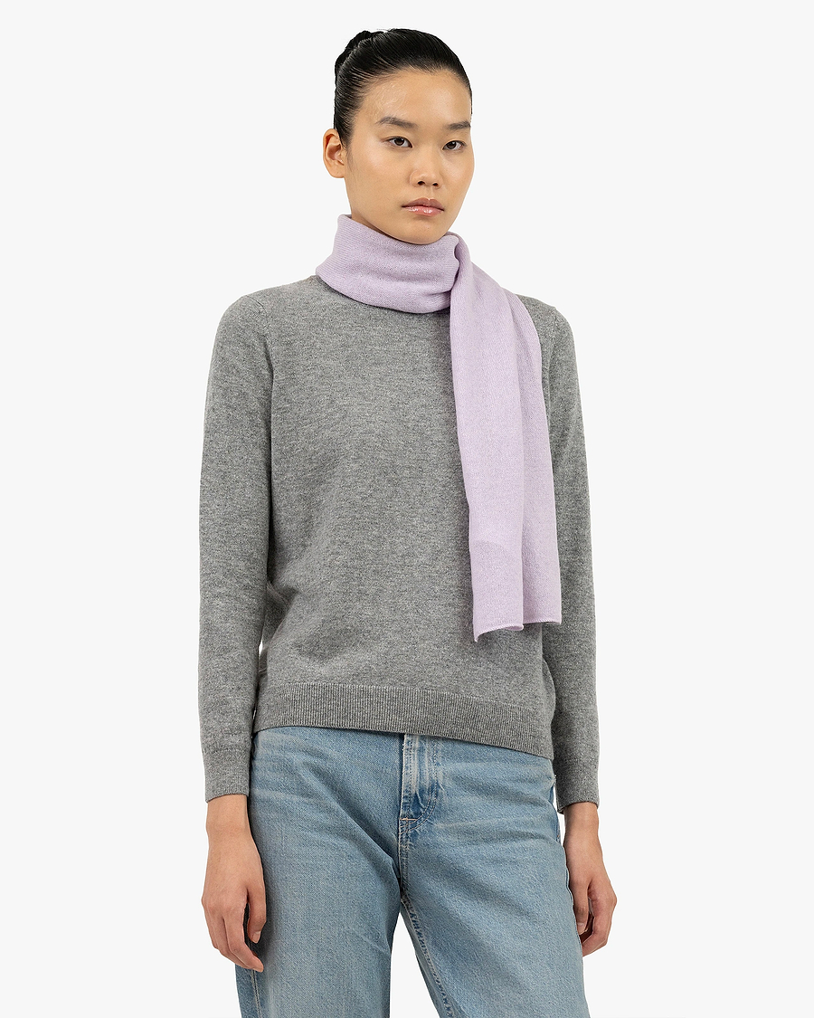 Women's Essential Scarf - Lilac Cashmere