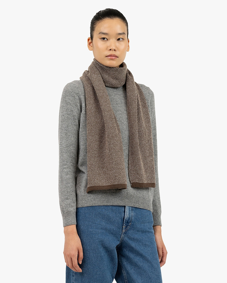 Women's San Carlo Scarf - Brown Cashmere