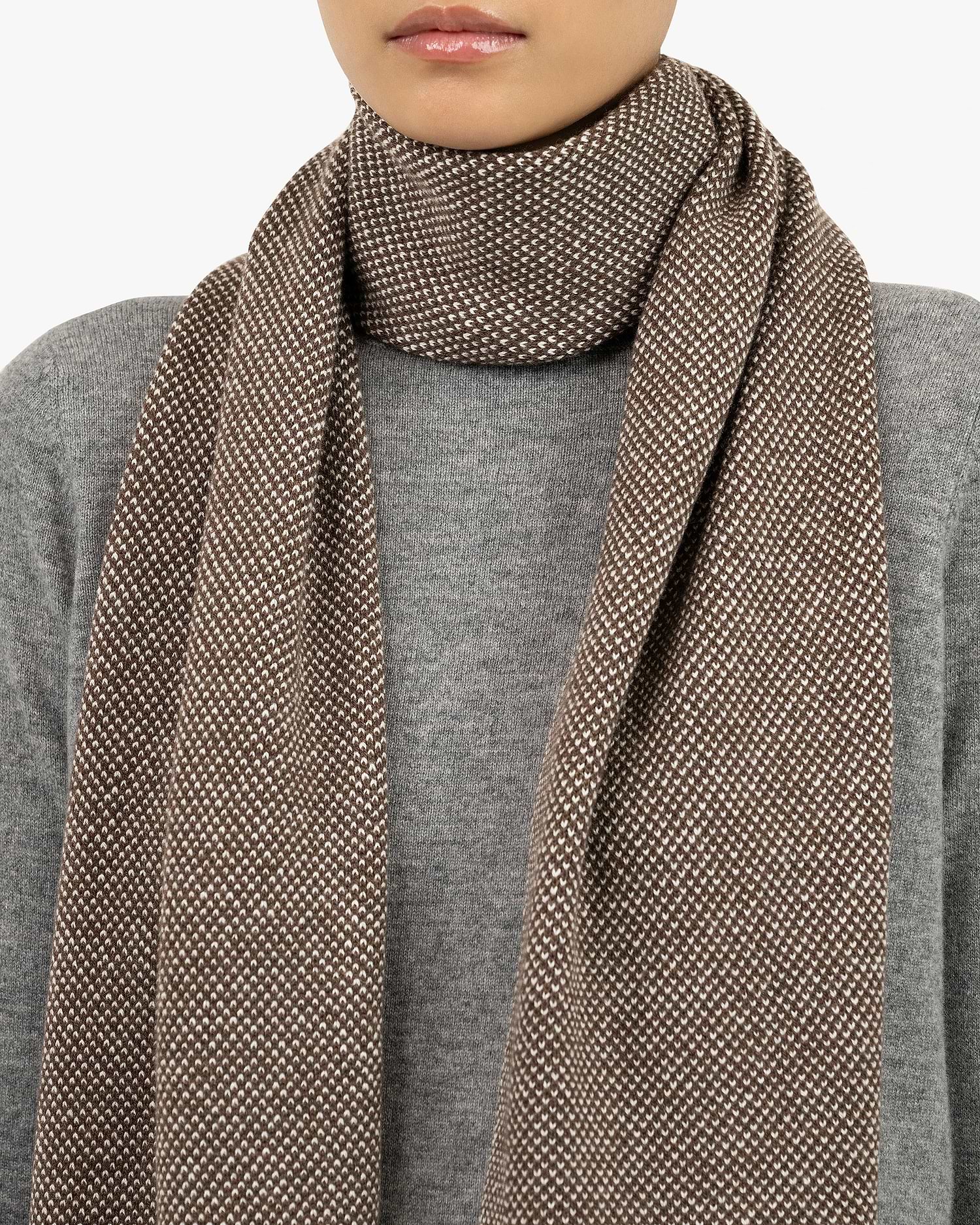 Echarpe unie irisée Femme - Camel Echarpe unie irisée Femme - Camel