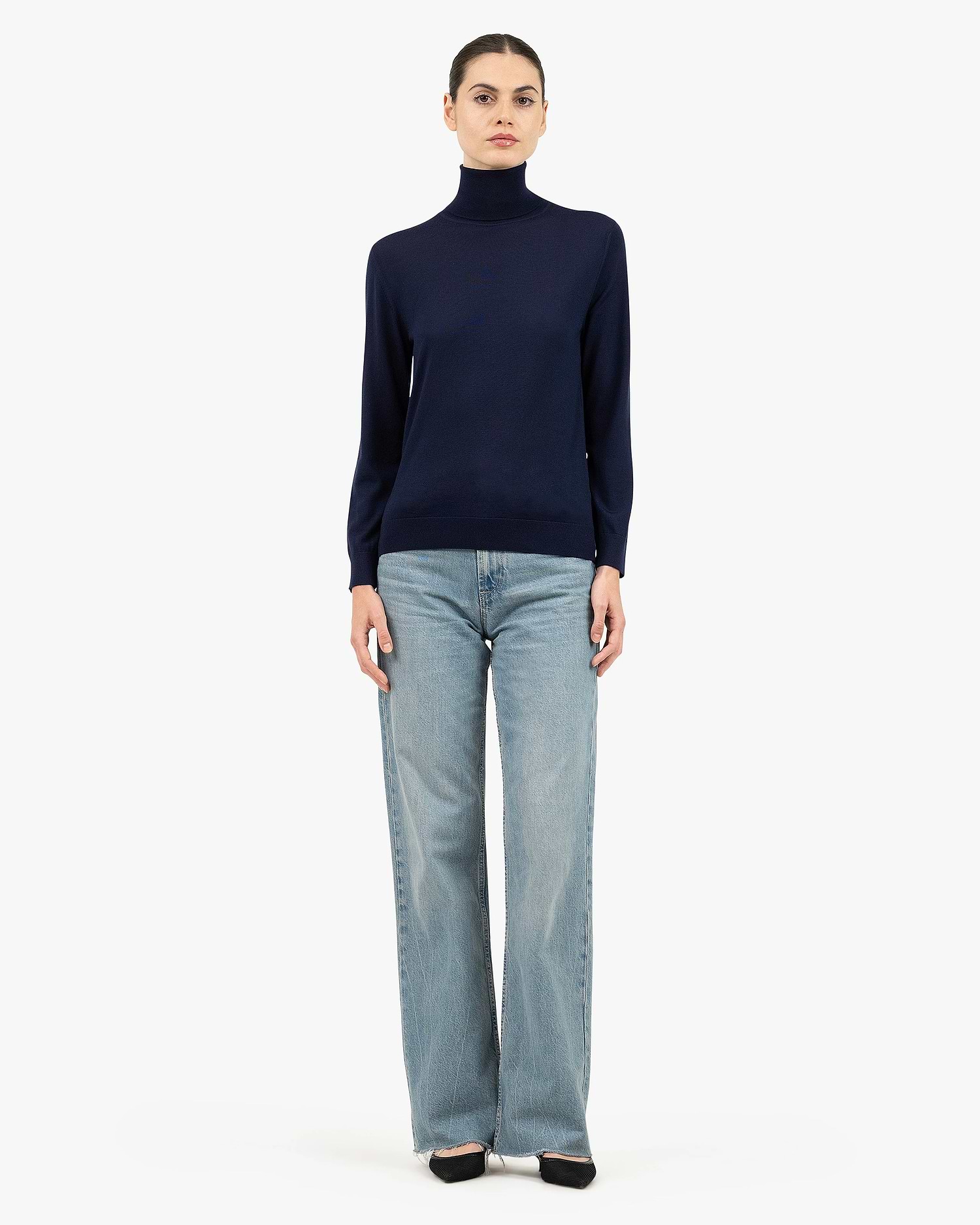 Extrafine Merino Wool C-Neck, Marine | Nyheter fra Gant hos Extrafine Merino Wool C-Neck, Marine | Nyheter fra Gant hos