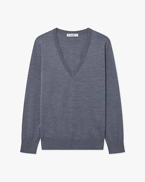 Women's Seraphine V-Neck Sweater - Grey