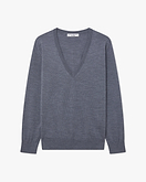 Women's Seraphine V-Neck Sweater - Grey
