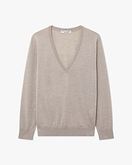 Women's Seraphine V-Neck Sweater - Beige