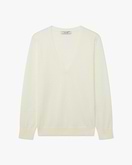Women's Seraphine V-Neck Sweater - White