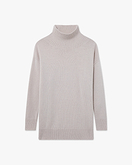 Siena Mock Neck Sweater - White