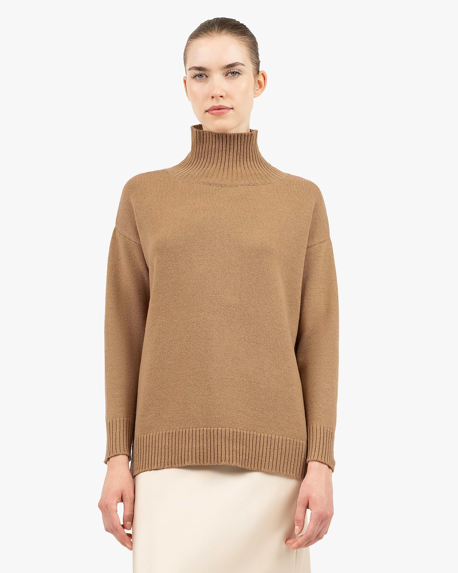 Maglione da donna O-Collo Cashmere Solido Pullover Slim Maglione da donna O-Collo Cashmere Solido Pullover Slim