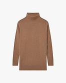 Siena Mock Neck Sweater - Camel