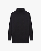 Siena Mock Neck Sweater - Black