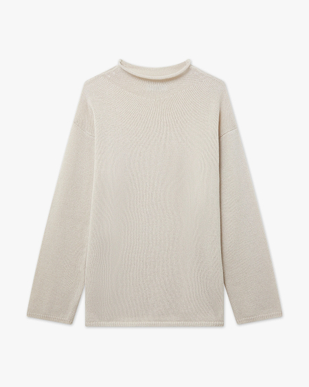 Women's Siena Sweater - White Merino / Cashmere