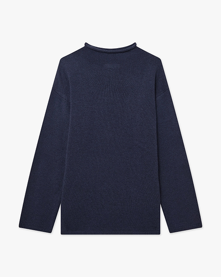 Women's Siena Sweater - Blue Merino / Cashmere