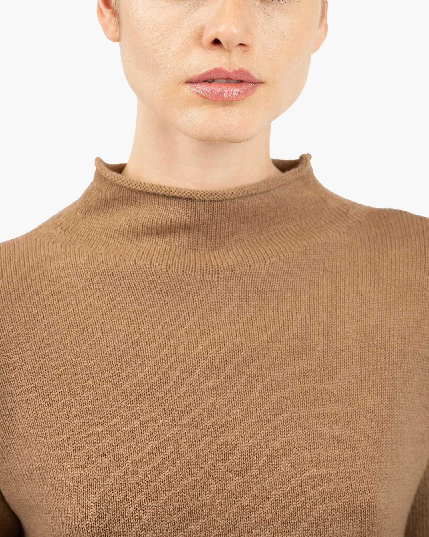 Women's Siena Sweater - Camel Merino / Cashmere