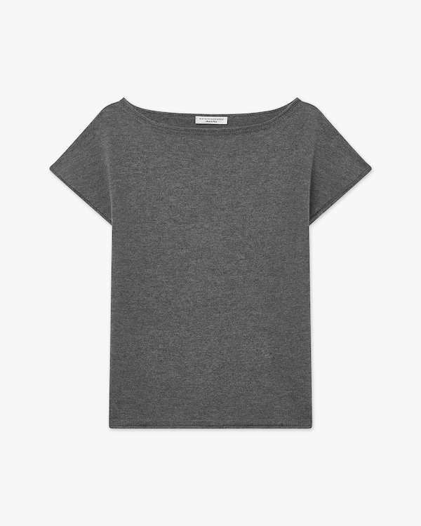 Siena Ärmelloser Pullover - Mittelgrau